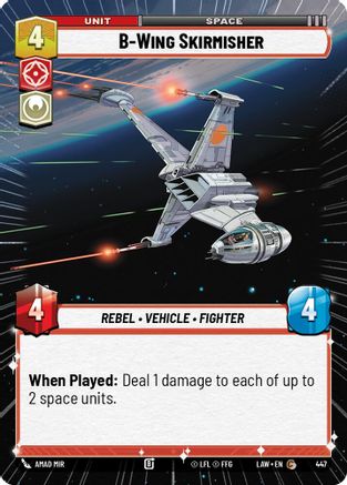 Image of B-Wing Skirmisher (Hyperspace) (447) - A Lawless Time