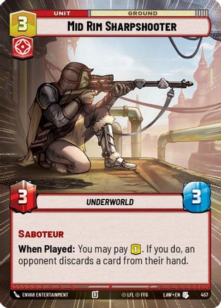 Image of Mid Rim Sharpshooter (Hyperspace) (457) - A Lawless Time