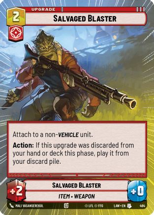 Image of Salvaged Blaster (Hyperspace) (464) - A Lawless Time