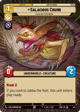 Image of Salacious Crumb - Cackling Companion (Hyperspace) (474) - A Lawless Time