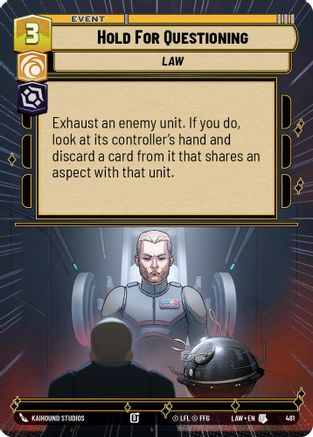 Image of Hold for Questioning (Hyperspace) (481) - A Lawless Time