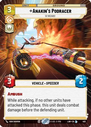 Image of Anakin's Podracer - So Wizard! (Hyperspace) (483) - A Lawless Time