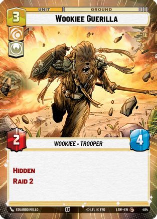 Image of Wookiee Guerilla (Hyperspace) (484) - A Lawless Time