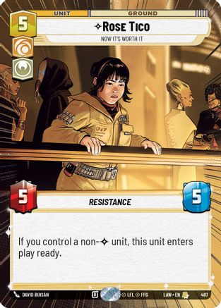 Image of Rose Tico - Now It's Worth It (Hyperspace) (487) - A Lawless Time