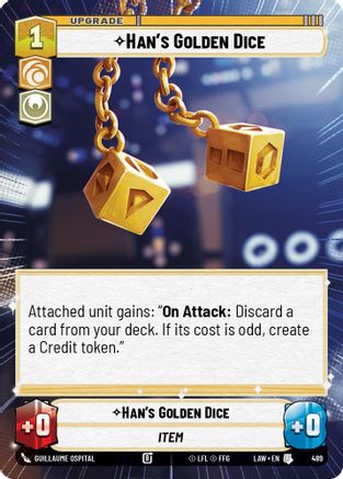 Image of Han's Golden Dice (Hyperspace) (489) - A Lawless Time