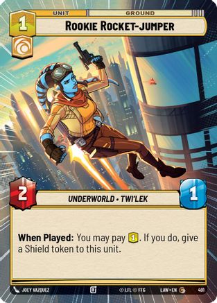 Image of Rookie Rocket-jumper (Hyperspace) (491) - A Lawless Time