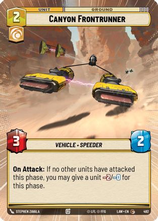 Image of Canyon Frontrunner (Hyperspace) (492) - A Lawless Time