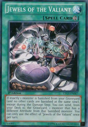 Image of Jewels of the Valiant (LTGY-EN067) - Lord of the Tachyon Galaxy 1st Edition