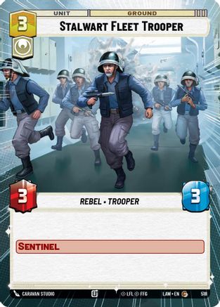Image of Stalwart Fleet Trooper (Hyperspace) (518) - A Lawless Time