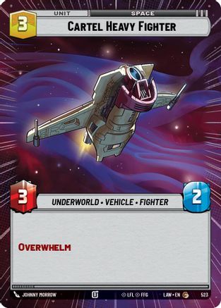 Image of Cartel Heavy Fighter (Hyperspace) (523) - A Lawless Time