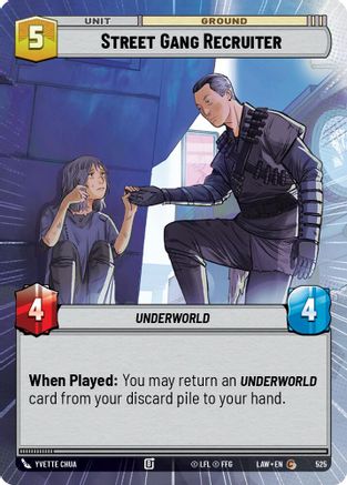Image of Street Gang Recruiter (Hyperspace) (525) - A Lawless Time
