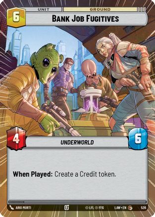 Image of Bank Job Fugitives (Hyperspace) (526) - A Lawless Time