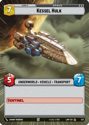 Image of Kessel Hulk (Hyperspace) (527) - A Lawless Time