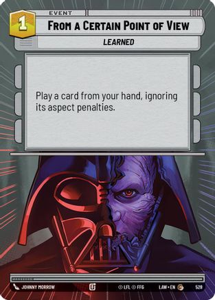 Image of From a Certain Point of View (Hyperspace) (528) - A Lawless Time