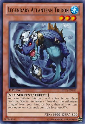 Image of Legendary Atlantean Tridon (LTGY-EN033) - Lord of the Tachyon Galaxy 1st Edition