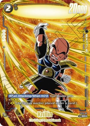 Image of Krillin - FS12-03 (Gold) (FS12-03) - Starter Deck EX The Beat of Ki Holofoil