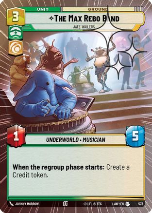 Image of The Max Rebo Band - Jatz-Wailers (Hyperspace Foil) (573) - A Lawless Time Foil