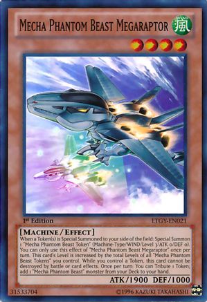 Image of Mecha Phantom Beast Megaraptor (LTGY-EN021) - Lord of the Tachyon Galaxy Unlimited