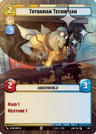 Image of Toydarian Technician (Hyperspace Foil) (592) - A Lawless Time Foil