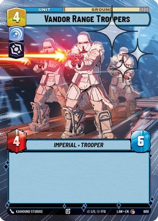 Image of Vandor Range Troopers (Hyperspace Foil) (600) - A Lawless Time Foil