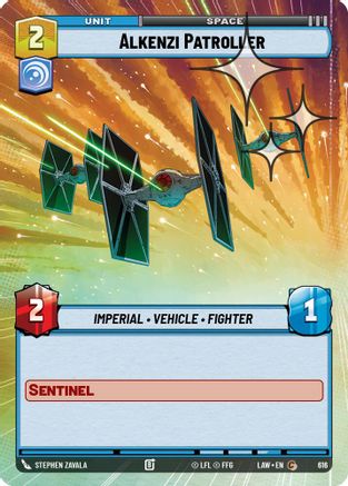 Image of Alkenzi Patroller (Hyperspace Foil) (616) - A Lawless Time Foil