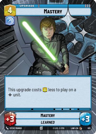 Image of Mastery (Hyperspace Foil) (631) - A Lawless Time Foil