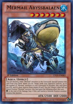 Image of Mermail Abyssbalaen (LTGY-EN083) - Lord of the Tachyon Galaxy Unlimited