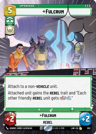 Image of Fulcrum (Hyperspace Foil) (652) - A Lawless Time Foil