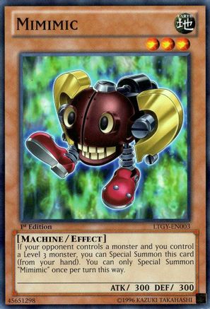 Image of Mimimic (LTGY-EN003) - Lord of the Tachyon Galaxy 1st Edition
