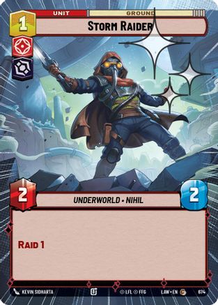 Image of Storm Raider (Hyperspace Foil) (674) - A Lawless Time Foil