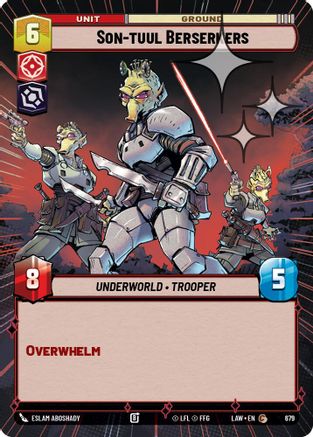 Image of Son-tuul Berserkers (Hyperspace Foil) (679) - A Lawless Time Foil