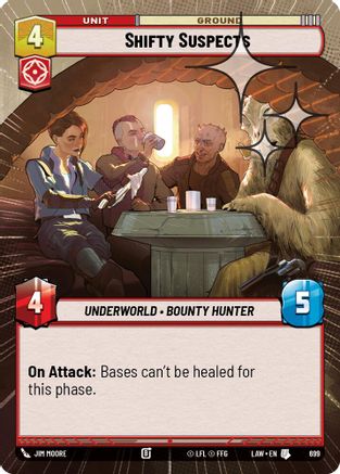 Image of Shifty Suspects (Hyperspace Foil) (699) - A Lawless Time Foil