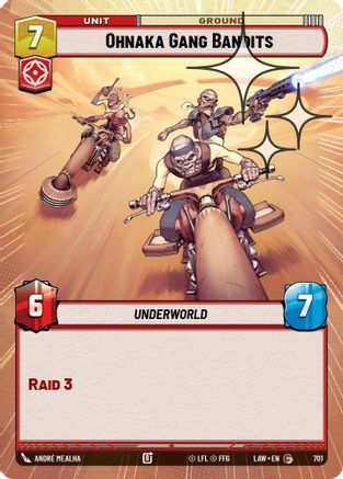 Image of Ohnaka Gang Bandits (Hyperspace Foil) (701) - A Lawless Time Foil