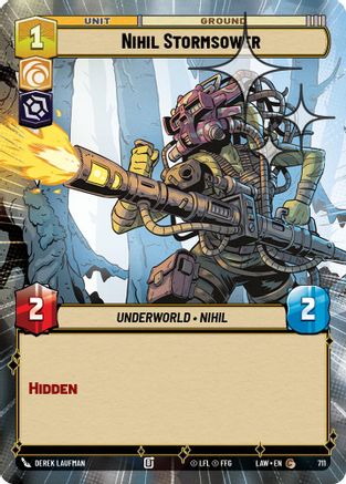 Image of Nihil Stormsower (Hyperspace Foil) (711) - A Lawless Time Foil