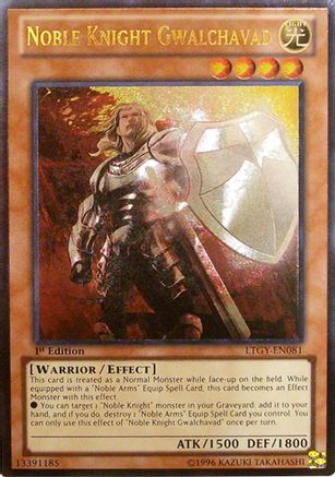 Image of Noble Knight Gwalchavad (UTR) (LTGY-EN081) - Lord of the Tachyon Galaxy Unlimited
