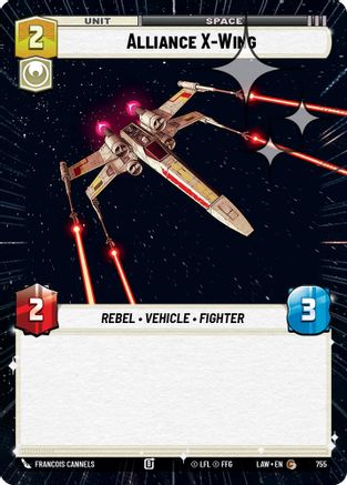 Image of Alliance X-Wing (Hyperspace Foil) (755) - A Lawless Time Foil