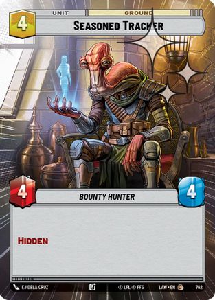 Image of Seasoned Tracker (Hyperspace Foil) (762) - A Lawless Time Foil