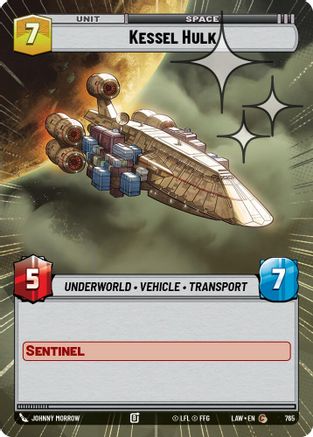 Image of Kessel Hulk (Hyperspace Foil) (765) - A Lawless Time Foil