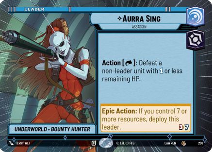 Image of Aurra Sing - Assassin (Hyperspace) (268) - A Lawless Time