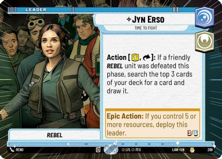 Image of Jyn Erso - Time to Fight (Hyperspace) (269) - A Lawless Time