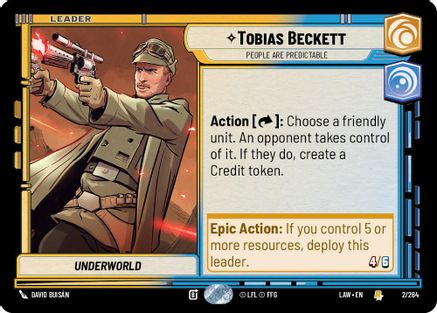 Image of Tobias Beckett - People are Predictable (2/264) - A Lawless Time