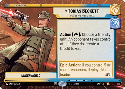 Image of Tobias Beckett - People are Predictable (Hyperspace) (266) - A Lawless Time