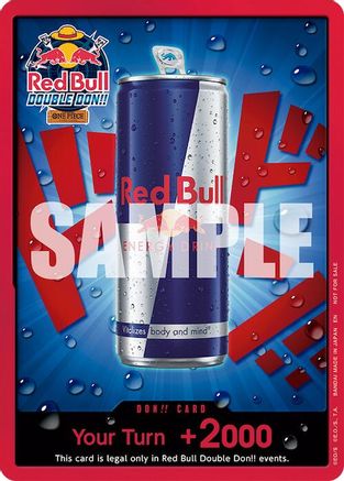 Image of DON!! Card (Red Bull Double Don!!) - One Piece Promotion Cards Foil