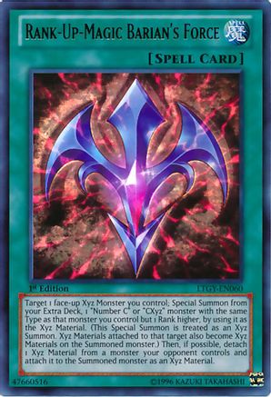Image of Rank-Up-Magic Barian's Force (LTGY-EN060) - Lord of the Tachyon Galaxy Unlimited