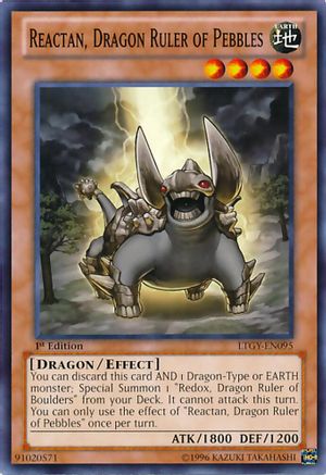 Image of Reactan, Dragon Ruler of Pebbles (LTGY-EN095) - Lord of the Tachyon Galaxy Unlimited