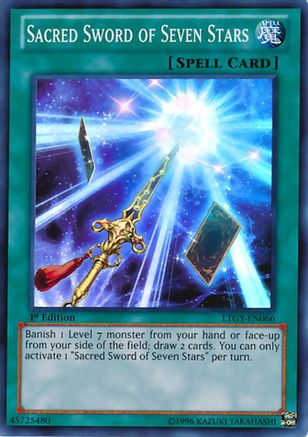 Image of Sacred Sword of Seven Stars (LTGY-EN066) - Lord of the Tachyon Galaxy Unlimited
