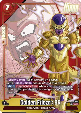 Image of Golden Frieza : BR (Alternate Art) (FB09-005) - Dual Evolution Holofoil
