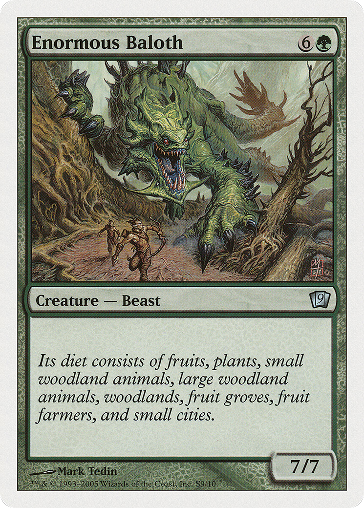 Image of Enormous Baloth (9ED-0S9) - 9th Edition