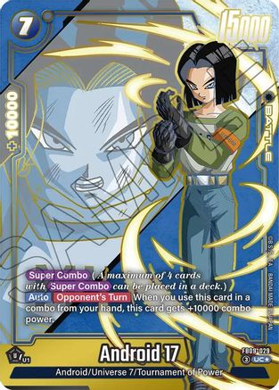 Image of Android 17 - FB09-029 (Alternate Art) (FB09-029) - Dual Evolution Holofoil