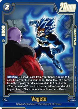 Image of Vegeta - FB09-044 (Alternate Art) (FB09-044) - Dual Evolution Holofoil